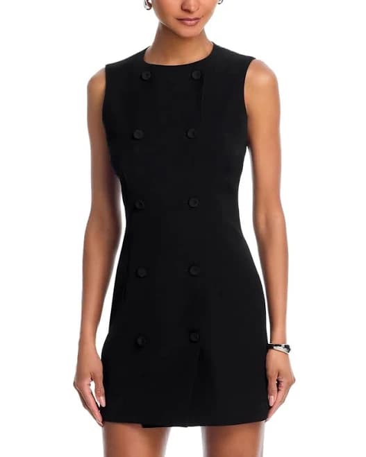 French Connection Women's Harry Suiting Double-Breasted Mini Dress