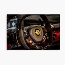 "LaFerrari Steering Wheel" Art Board Print for Sale by eyesee | Redbubble