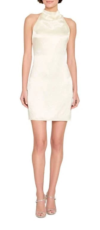 Amanda Uprichard Sleeveless Mini Kyoto Satin Dress
