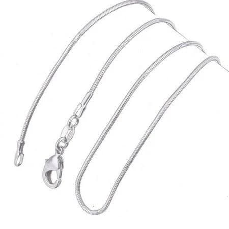 Sterling Silver Snake Chain Necklace