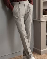 Light Grey Flannel Trousers