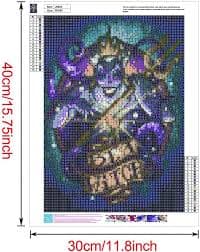 Amazon.com: DIY 5D Diamond Painting by Numbers Kits for Adults,16"X12" DIY Paintings Crystal Rhinestone Diamond Embroidery Full Drill Cross Stitch Kit Pictures Arts Craft for Home Decor (Sea Witch, 16"X12") : Arts,