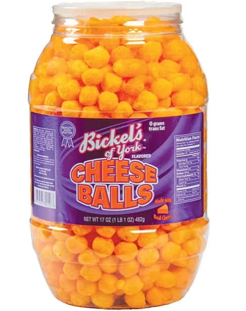 Bickel's Cheese Balls 17 oz.