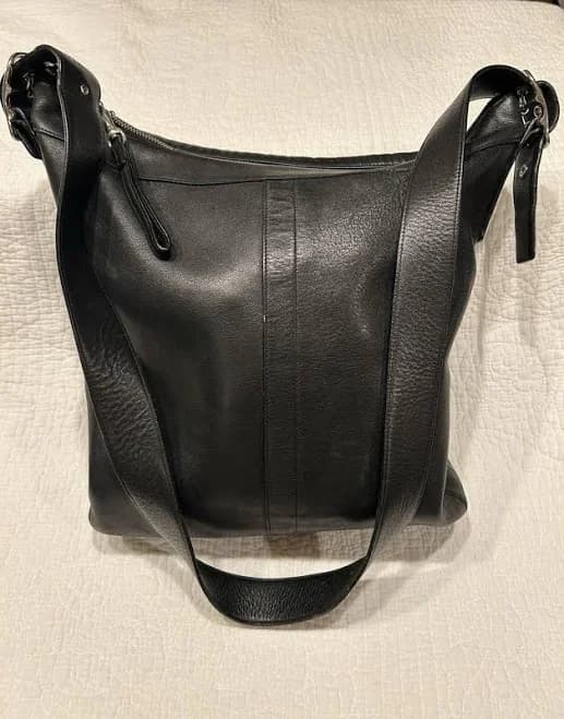 Vintage!! Coach Legacy Line Black Leather Hobo Duffel Bag