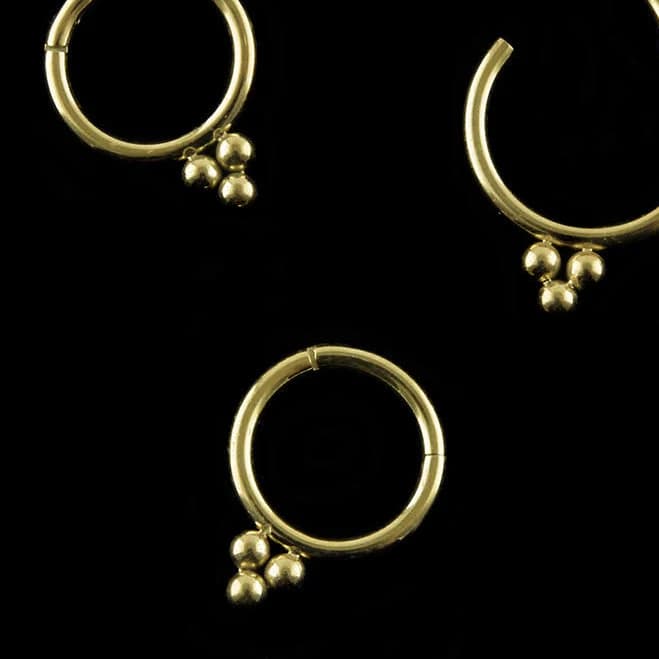 Triple Bead Hinged Segment Ring