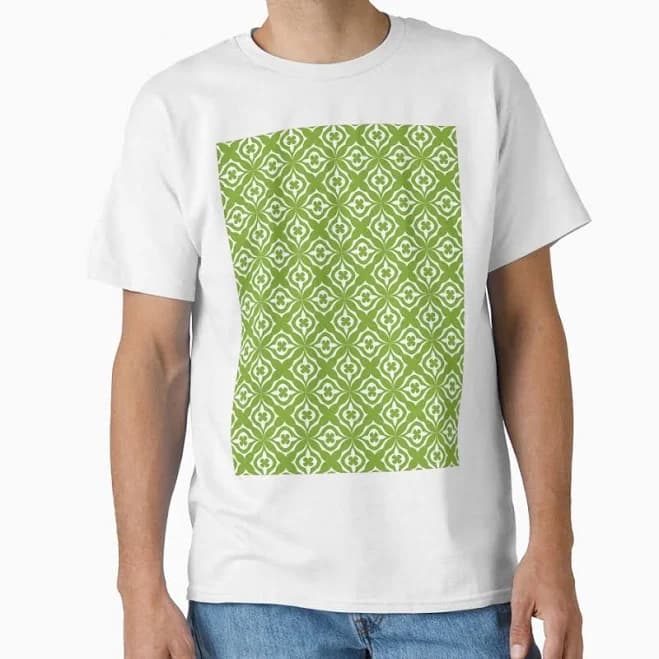 Geometric Classic Floral Block T-Shirt