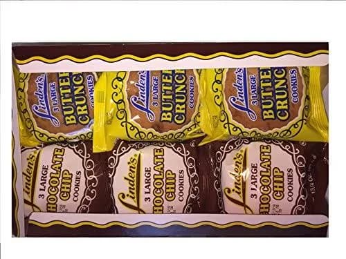Lindens Cookies Butter Crunch And Chocolate Chips 9 Each- Total
