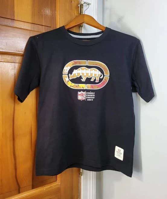 Ecko Unltd Men's Rhino Logo Graphic Tee Shirt Black Sz M