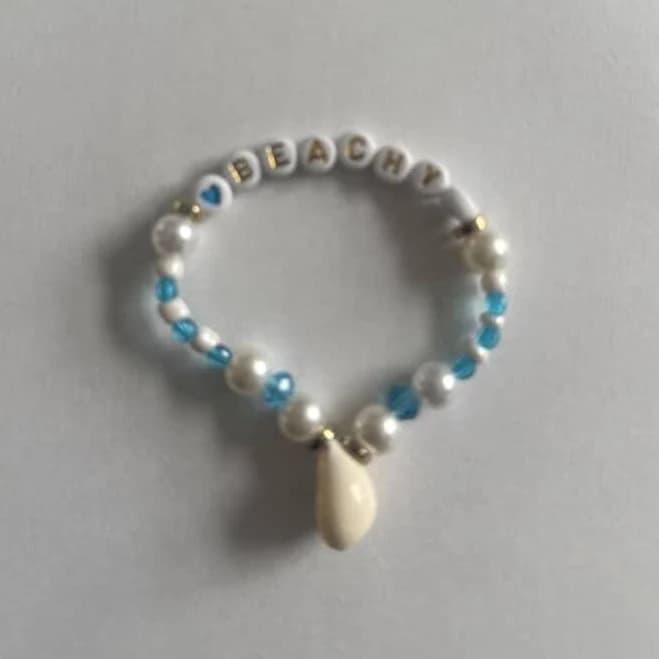 Personalized Beaded Charm Bracelet