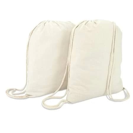 Dalix Canvas Drawstring Bag