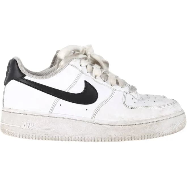Nike Air Force 1 Low-Top Sneakers in White Leather