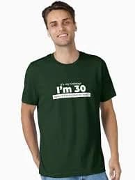It's my birthday I'm 30. Again. Green Essential T-Shirt