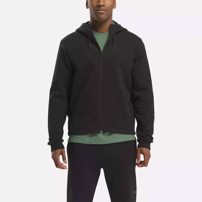 Reebok Men's Active Collective DreamBlend Full-Zip Hoodie