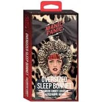 Manic Panic Sleep Bonnet - Leopard & Black