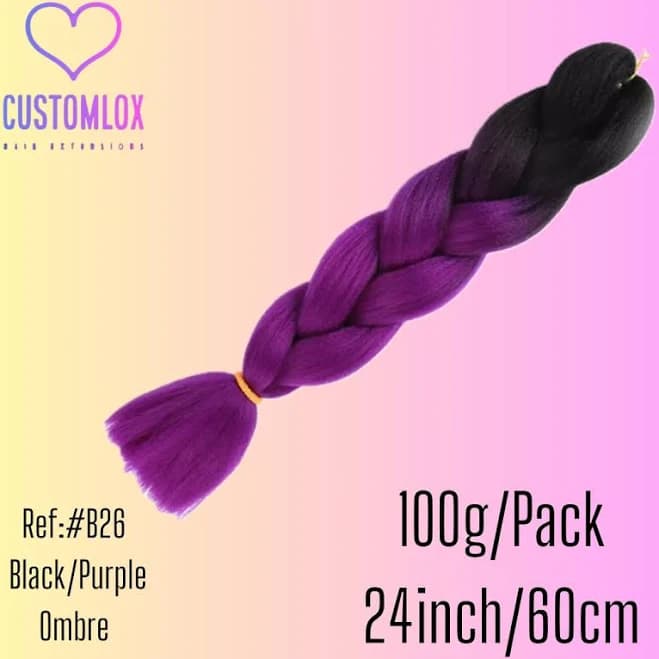 24 inch Detachable Kanekalon Ponytail Braid