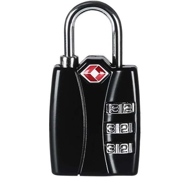 Bunker Hill Security TSA Security Combination Travel Padlock 58164