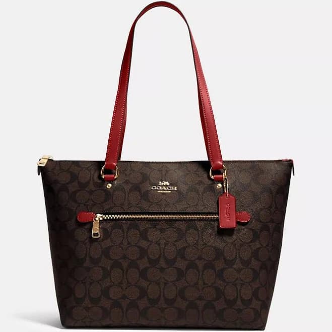Coach Gallery Tote In Signature Canvas