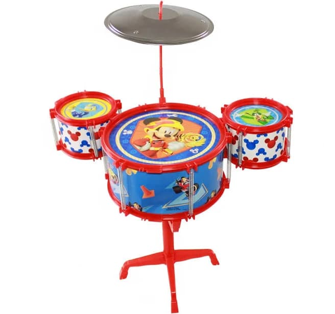 Licensed Kids Drum Kit Set Toy Instruments Age 3+ (2 Characters)