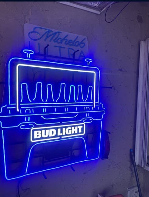 Bud Light Neon Light Sign 275 OBO