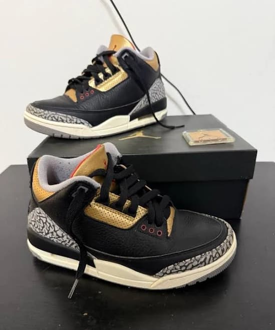 2022 Wmns Air Jordan 3 Retro 'blackgold'