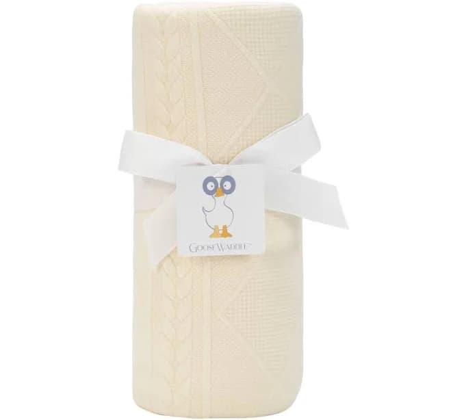 Goosewaddle Oatmeal Knit Blanket