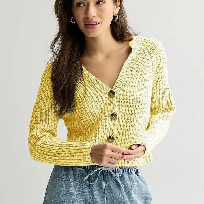 Juniors' So Chunky Cardigan Sweater