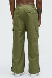 At The Time Baggy Cargo Pants - Olive | Fashion Nova
