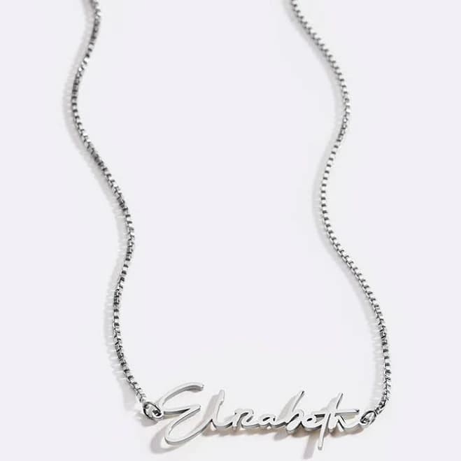 Script Name Necklace