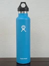 Water Bottle - Insulated Stainless Steel - Non Spill, Leakproof in 24 Oz Indigo Blue