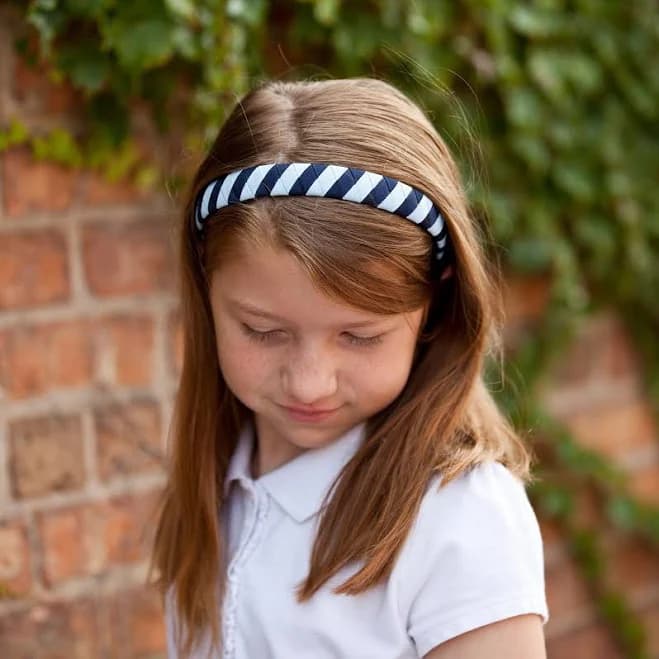 Virginiabows Girl's Woven Stripe Headband