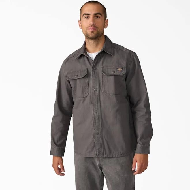 Dickies Men's Duck Canvas Shirt Jacket