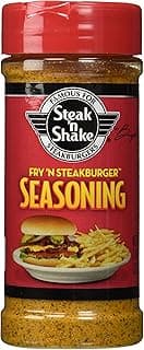 Steak 'N Shake Fry 'N Steakburger Seasoning 7.48 oz (Pack of 2)