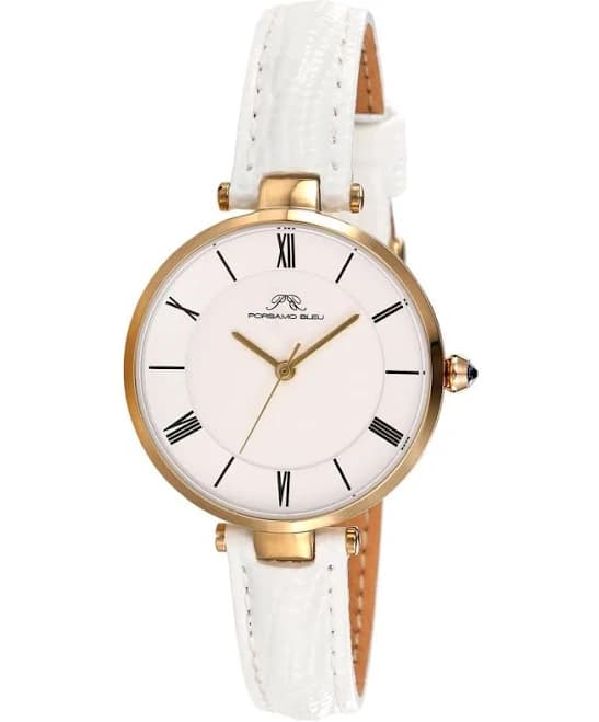 Bellevue Genuine Leather Quartz Watch