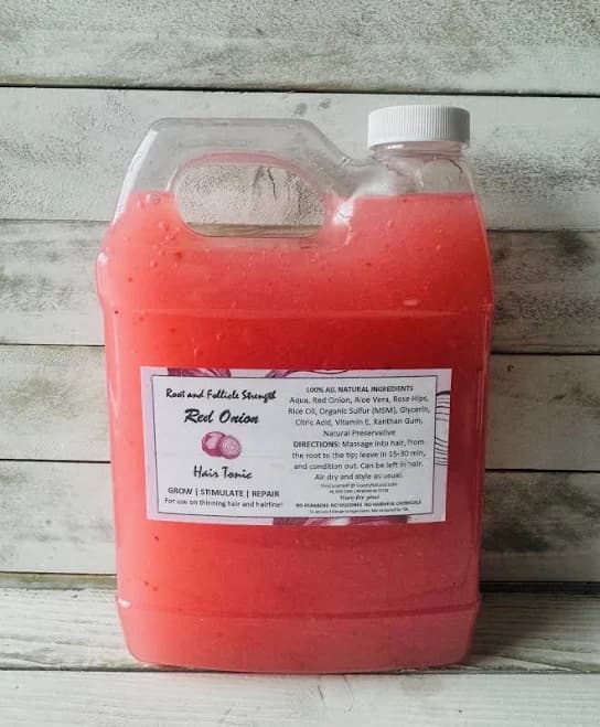 Red Onion Follicle & Root Strength Regrow Thinning Hair Stimulate Growth Repair Breakage Damage Shedding and Stimulate Growth and Regrowth