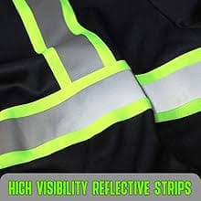 Amazon.com: Hi Vis Shirts Black and Green Uniform Reflective High Visibility Custom Safety Workwear T-Shirt for Workers, Company Uniform 01 - Size S : Clothing, Shoes & Jewelry