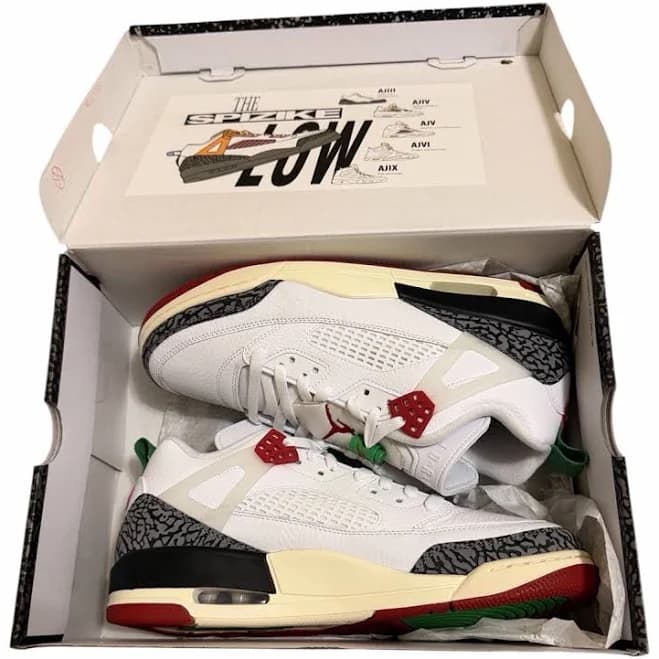 Nike Air Jordan Spizike Low White Red Green Men’s Size 11.5 Og Box