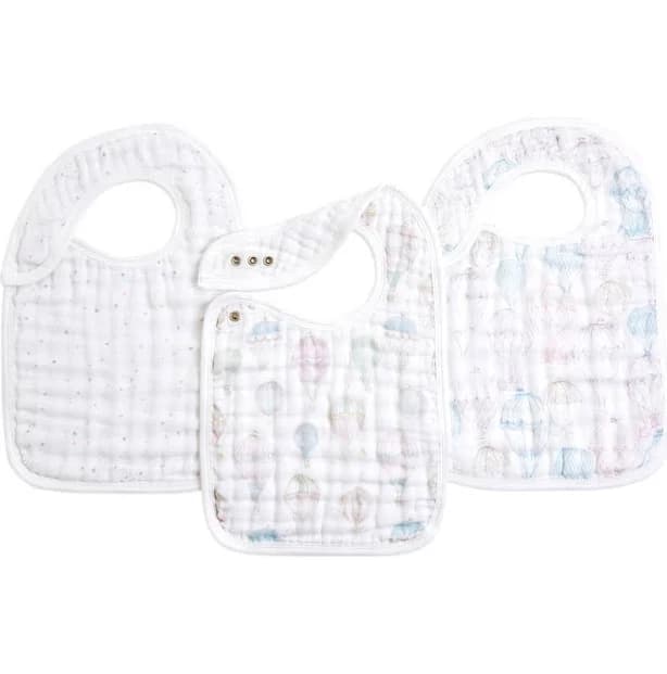 Aden + Anais Organic Cotton Snap Bibs