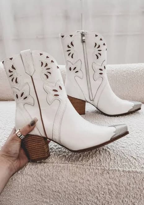 Ways of The West Silver Tipped Western Boot
