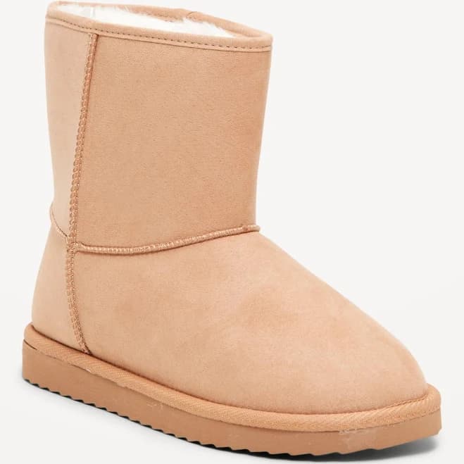 Old Navy Kids Faux-Suede Faux-Fur Boots