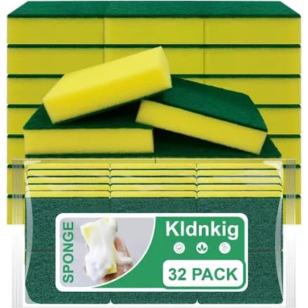 32 Pack Dual-Sided Cleaning Sponge
