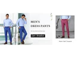 Lars Amadeus Burgundy Dress Pants for Men's Skinny Slim Fit Pants Flat Front Business Trousers 30 at Amazon Men's Clothing store