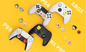 Amazon.com: DLseego Kakarotto 4PCS Thumb Grips Caps for Xbox One PS5 PlayStation4 DualSense Switch Pro Wireless Controller Steam Deck, Soft Silicone Anti-Slip Button Caps Japanese Cartoon 3D Joystick Cover : Cell Phones