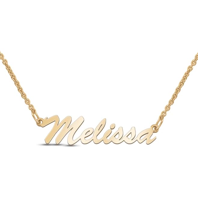 10K Gold Personalized Name Necklace