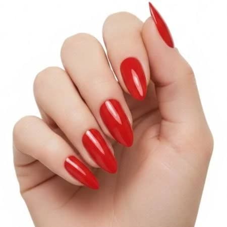 Red Press On Nails