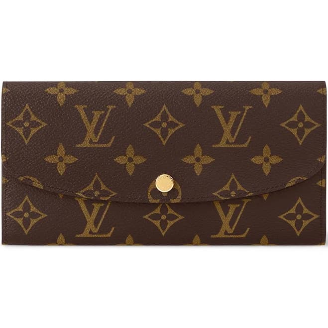 Louis Vuitton Women's Monogram Canvas Emilie Wallet
