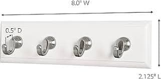 Command Key Rails, Total 2 Key Racks with 12 Command Strips, 2 Pack of 1 Rail, 4 Key Hooks on One Rail, Organize Damage-Free : Everything Else - Amazon.com