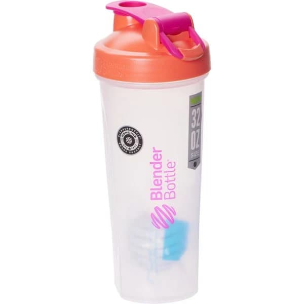Blender Bottle Classic Shaker Bottle Coral/Cinnamon Roll Steel