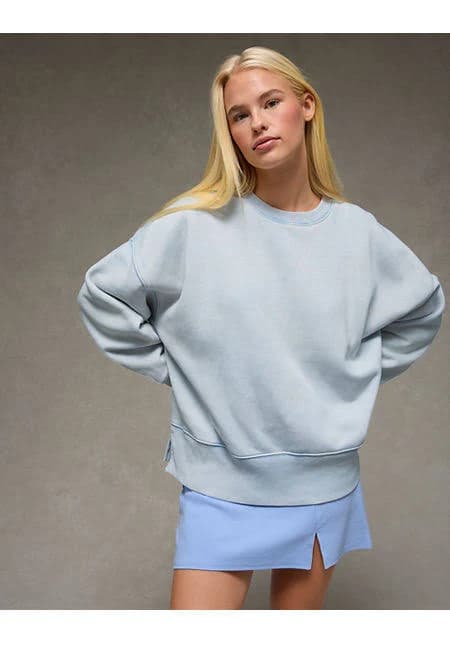 AE Women's Everyday Luxe Mock Neck Sweatshirt