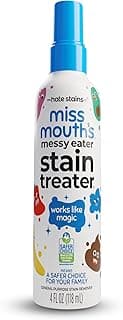 Messy Eater Stain Treater Spray - 4oz Stain Remover - Newborn & Baby Essentials - No Dry Cleaning Food, Grease, Coffee Off Laundry, Underwear, Fabric