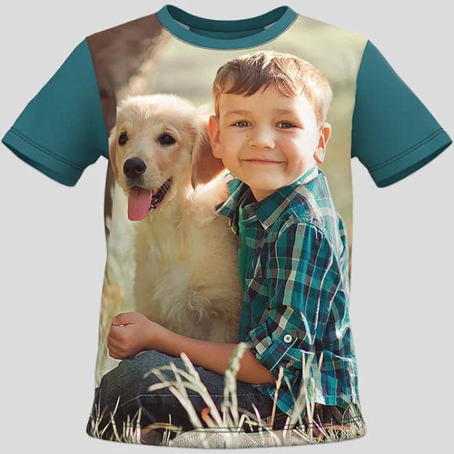 Personalized Children's T-Shirt with Custom Photo Prints